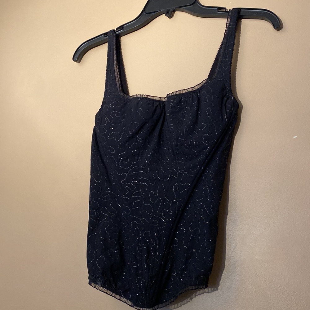 DAZZLED BLACK CORSET TOP/LINGERIE